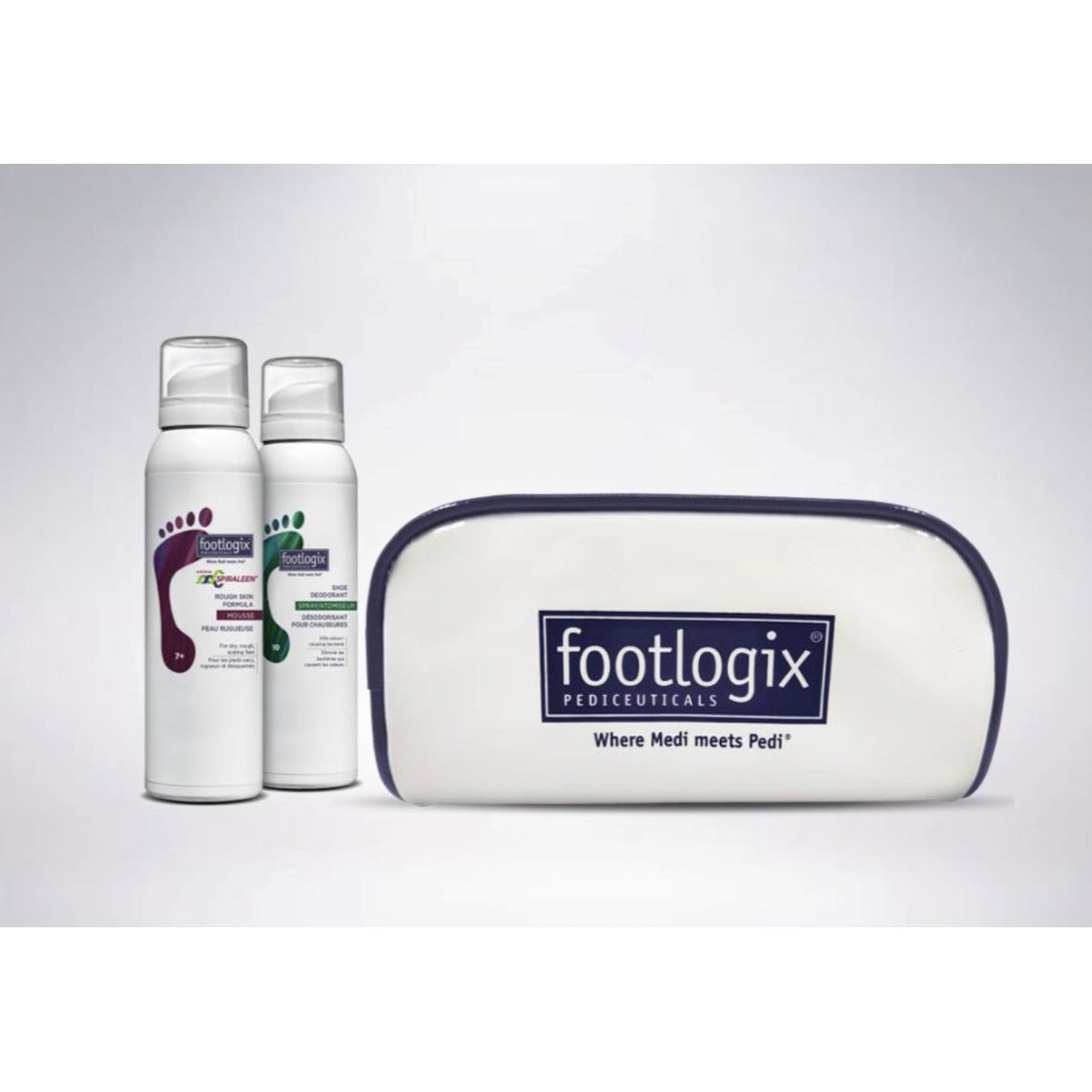 FOOTLOGIX SMOOTH & FRESH KIT ( WHITE BAG )