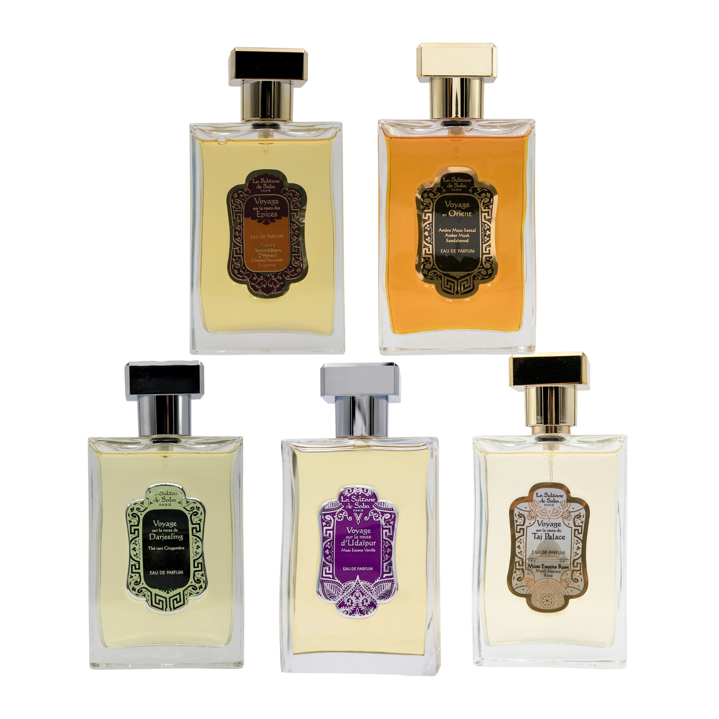 La Sultane de Saba Perfume Discovery Gift Set (5 × 5 ml)