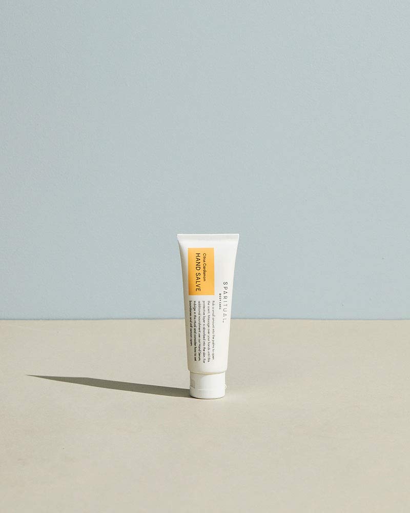 SPARITUAL Citrus Cardamom Vegan Hand Salve | Hand Cream for Hydrated, Nourished Hands | 1.5oz