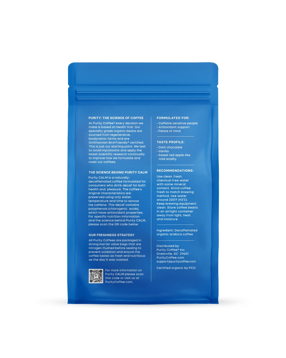 CALM: Decaf - Whole Bean Coffee – 340g