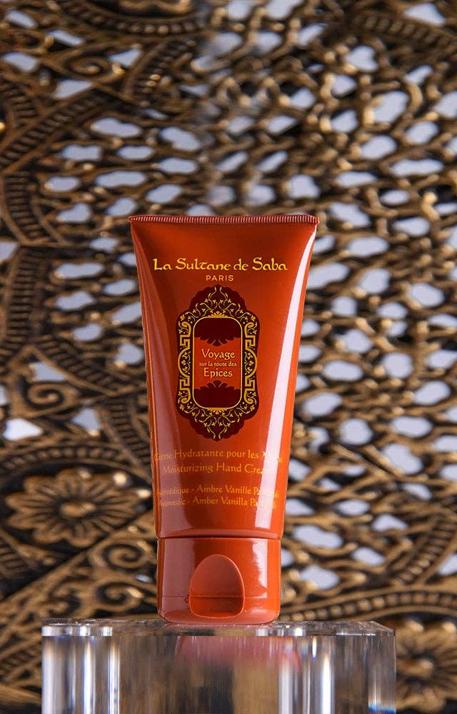 Moisturizing Hand Cream - Ayurvedic Treatment - Amber Vanilla Patchouli Journey To The Spices Route
