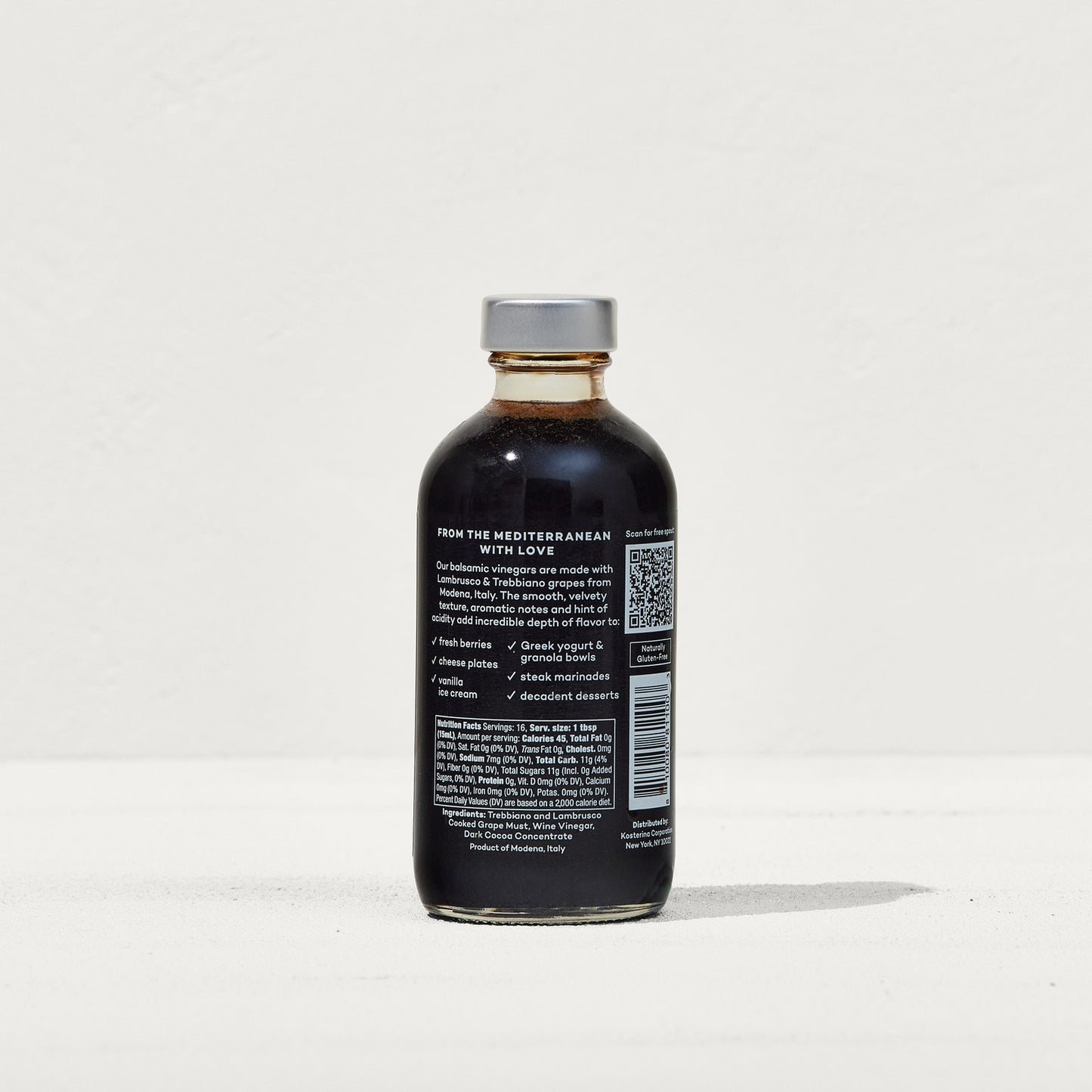 Kosterina Dark Chocolate Balsamic Vinegar 8 oz