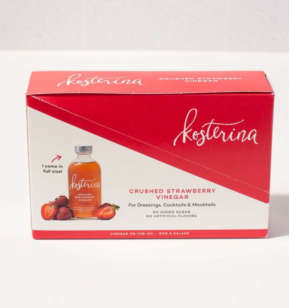 Kosterina Crushed Strawberry Vinegar Packet (10-Pack)