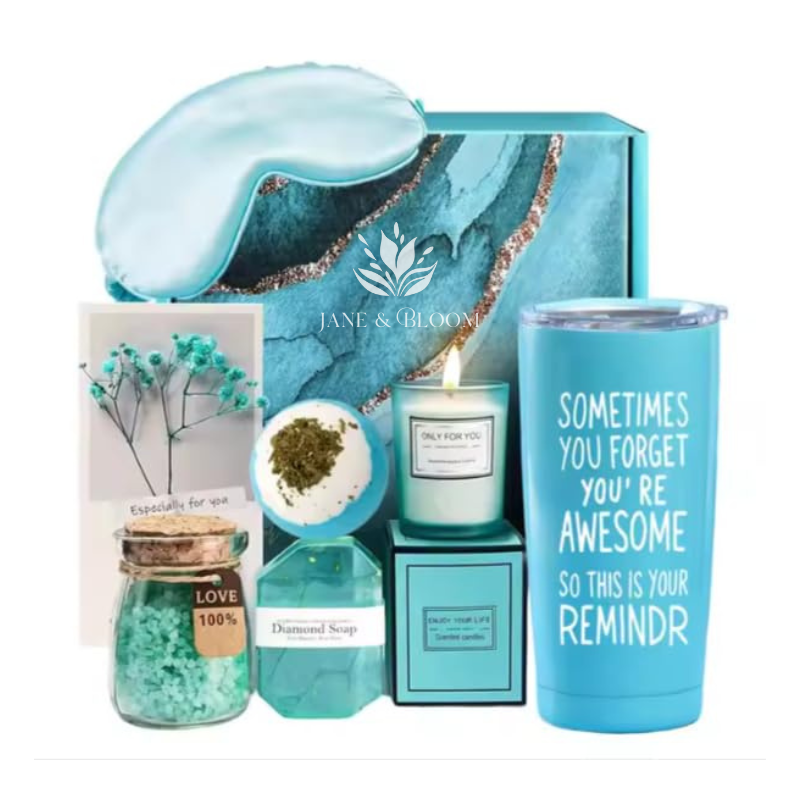 Mother's Day Breathe & Bloom Spa Set – 6Pc Refreshing Green Gift Box