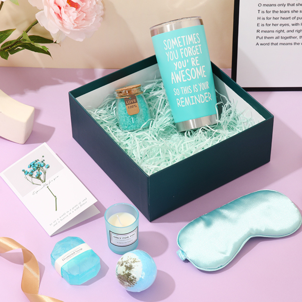 Mother's Day Breathe & Bloom Spa Set – 6Pc Refreshing Green Gift Box