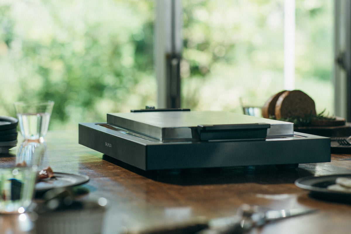 BALMUDA The Teppanyaki | 6.6mm Cladding Plate Hot Plate with Precise Temperature Control