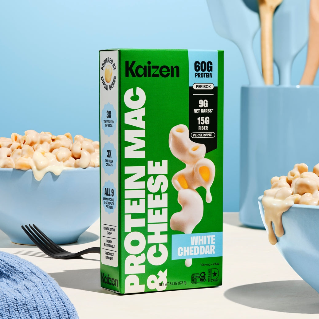 Kaizen White Cheddar Protein Mac & Cheese