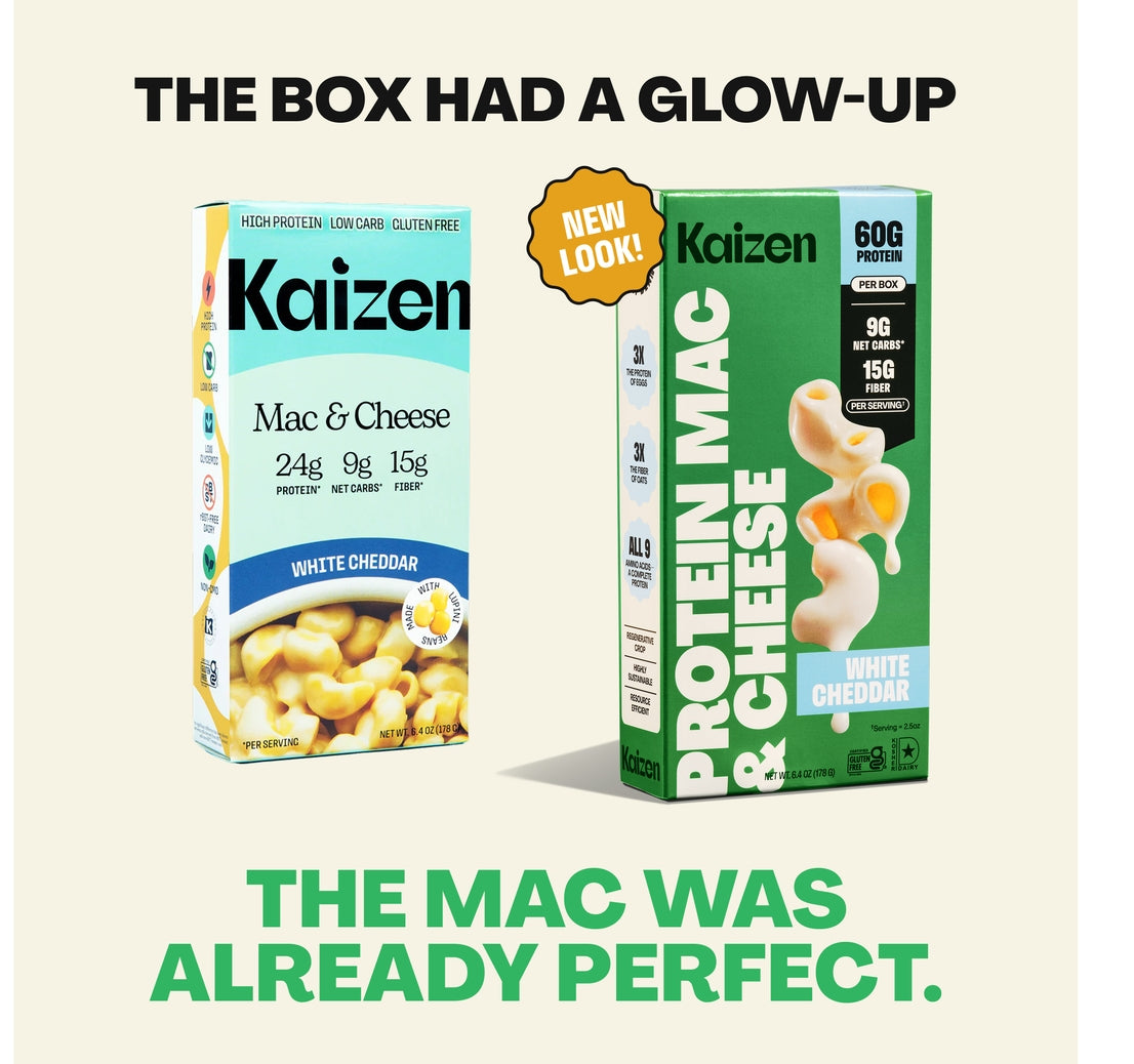 Kaizen White Cheddar Protein Mac & Cheese
