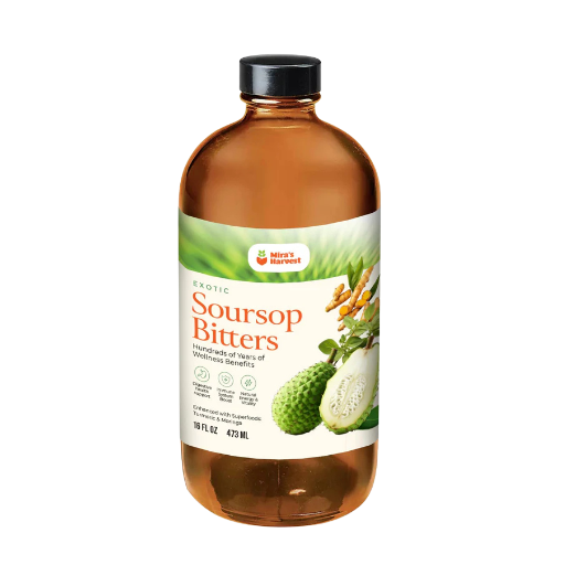 Mira’s Harvest Soursop Bitters Premium Wellness 16oz