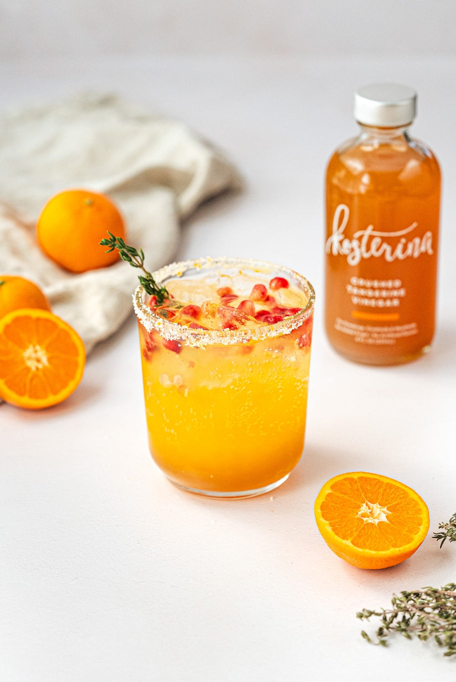 Kosterina Crushed Tangerine Vinegar – 8 oz
