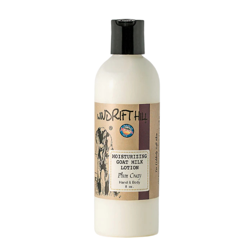 Lotion au lait de chèvre prune folle
