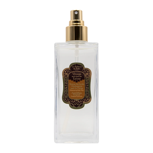 Ayurvedic Moisturizing Body Mist – Amber Vanilla Patchouli – Journey to the Spices Route