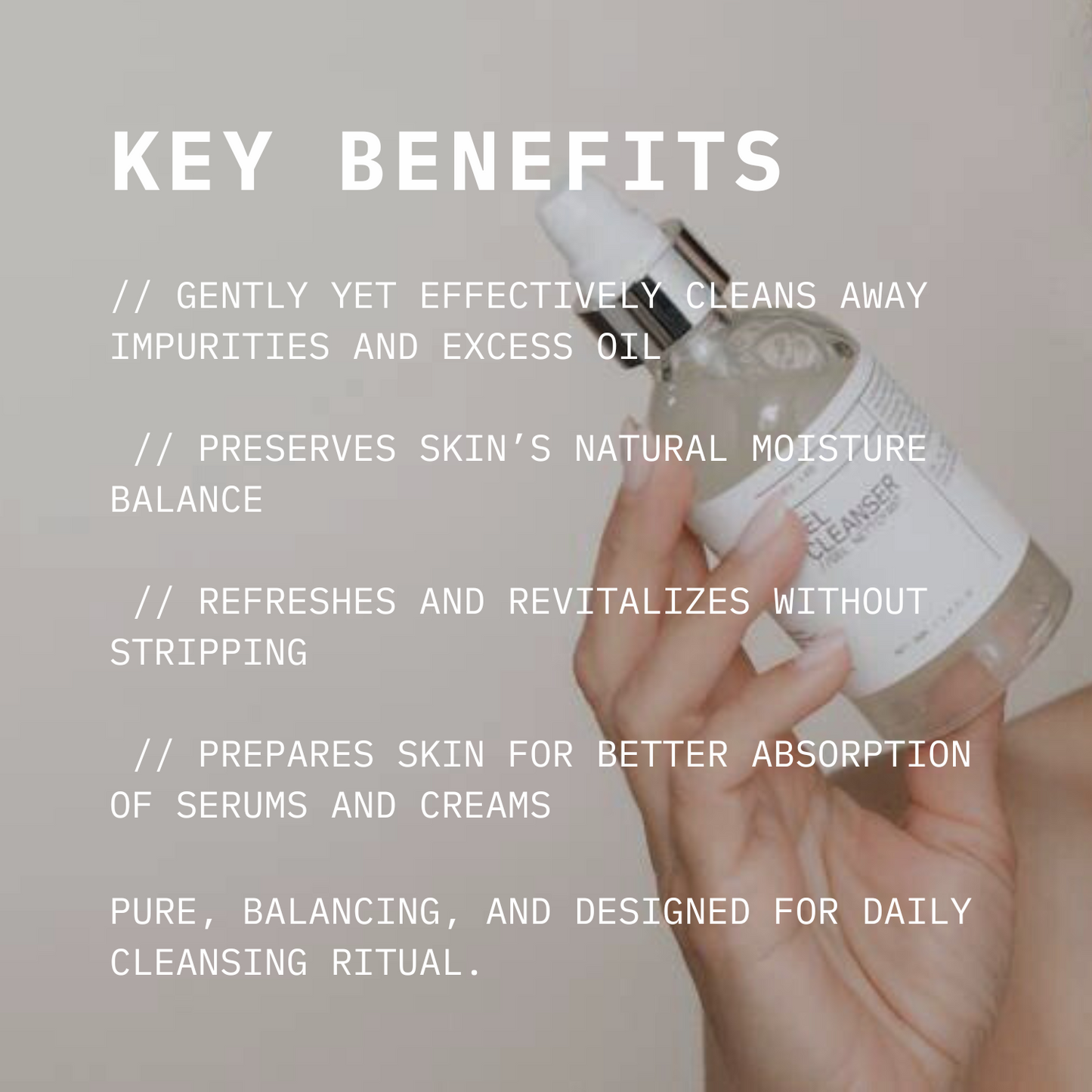 Gel Cleanser // 85 ml