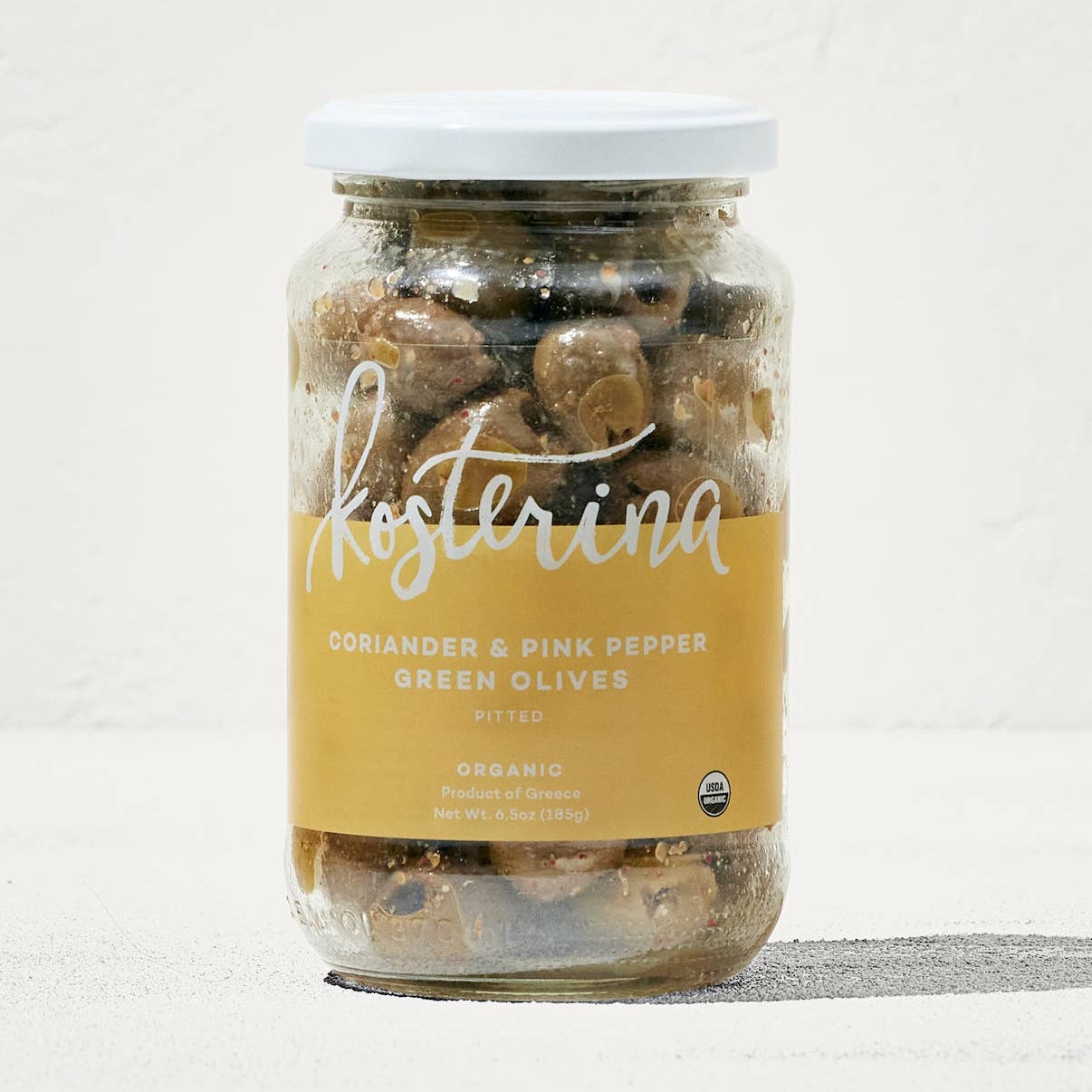 Kosterina Coriander & Pink Pepper Green Olives