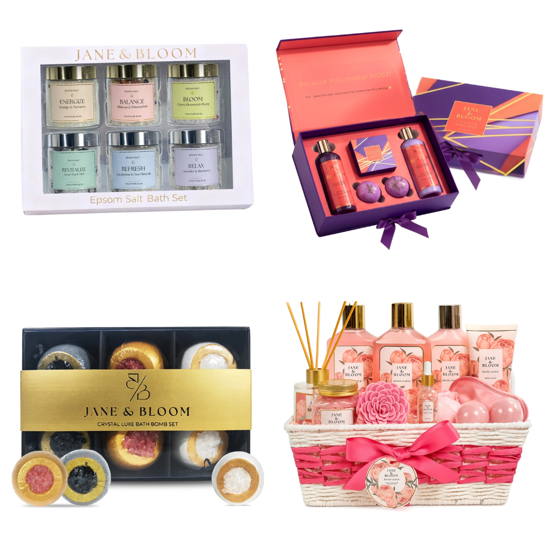 Spa Gifts Bestseller Set (4 Boxes)