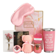 Sweet Rituals – Coffret Cadeau Spa Rose avec Ours en Serviette