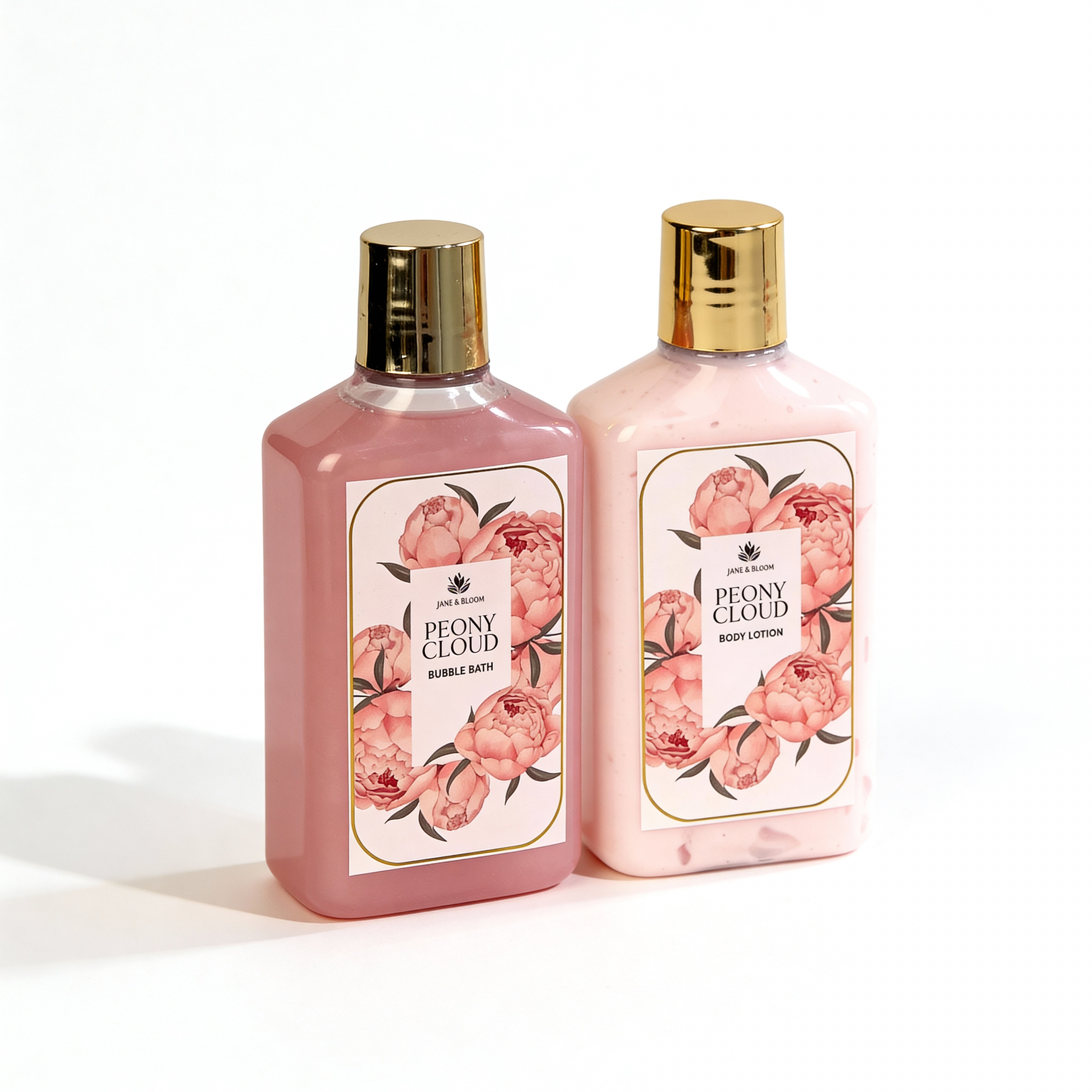 Bain moussant et lotion corporelle mystère Pivoine Nuage – Coffret cadeau SPA
