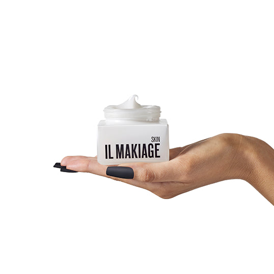 IL Makiage Crème Rénovatrice Puissante Anti-Âge Raffermissante de Luxe Niacinamide + Orchidée + Algue Rouge