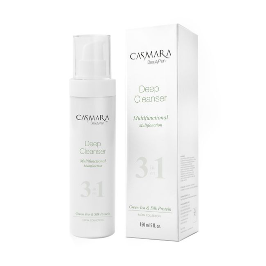 Casmara 3 in 1 Deep Cleanser Green Tea — 150ml