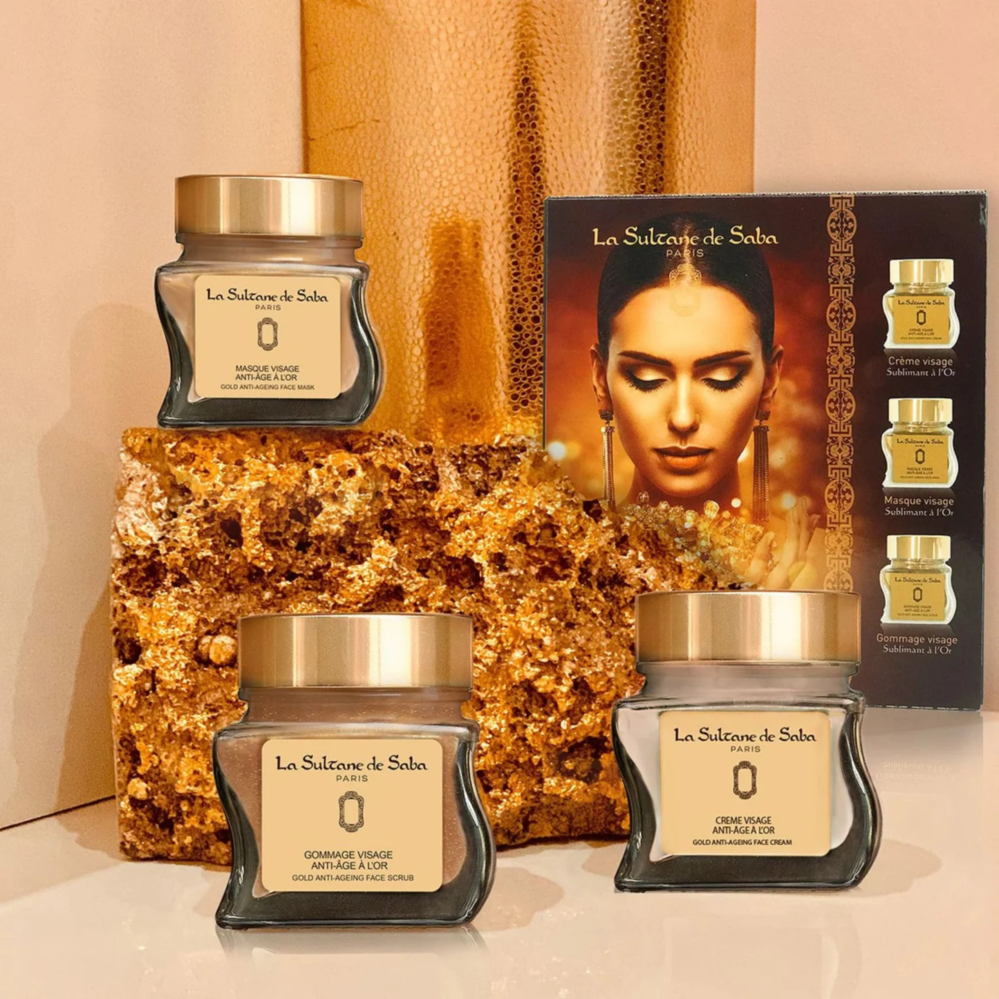 Face Gift Set - Gold Cedarwood Patchouli