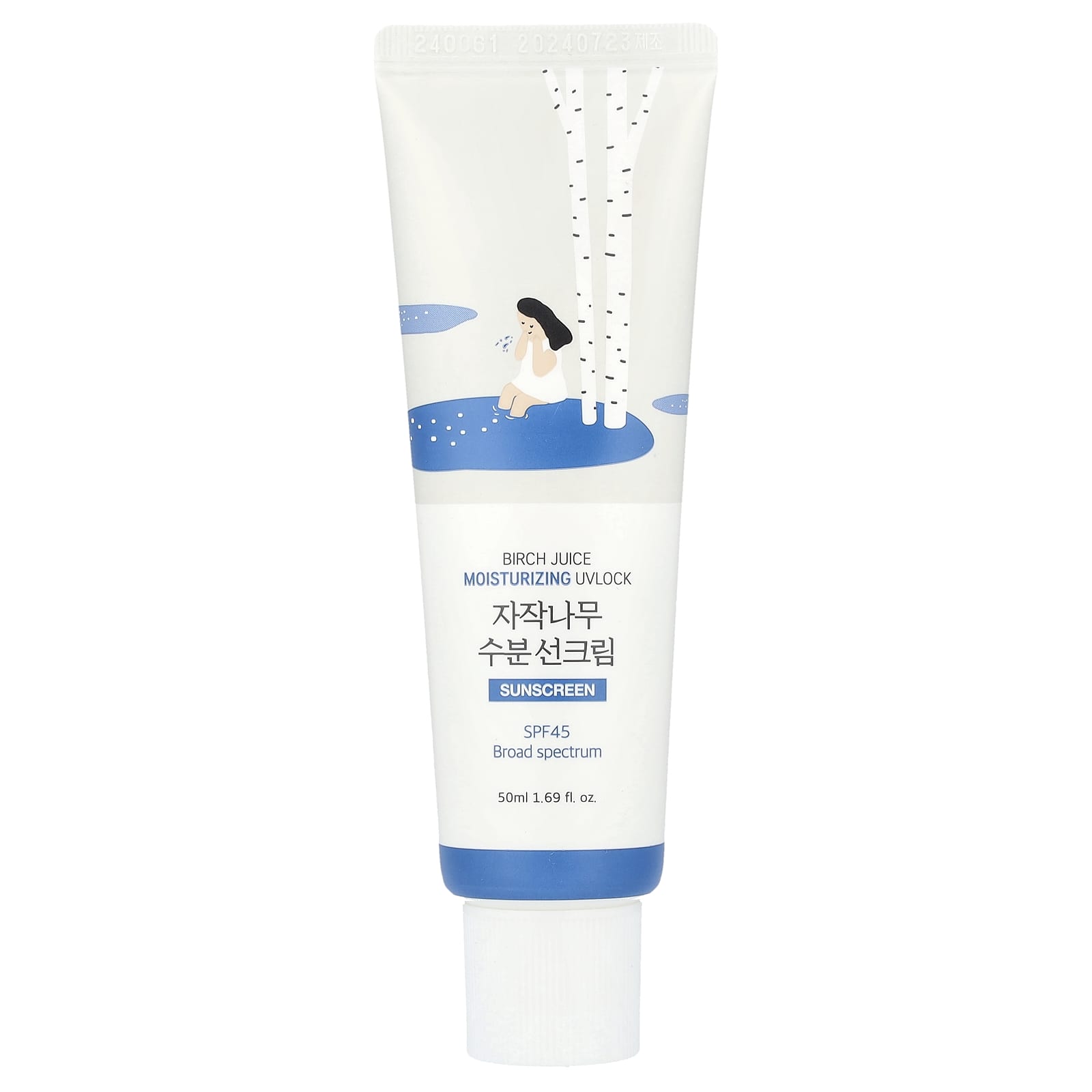 Round Lab – Birch Moisturizing Sunscreen UVLock SPF 45+ Broad Spectrum – 1.69 fl oz / 50 ml