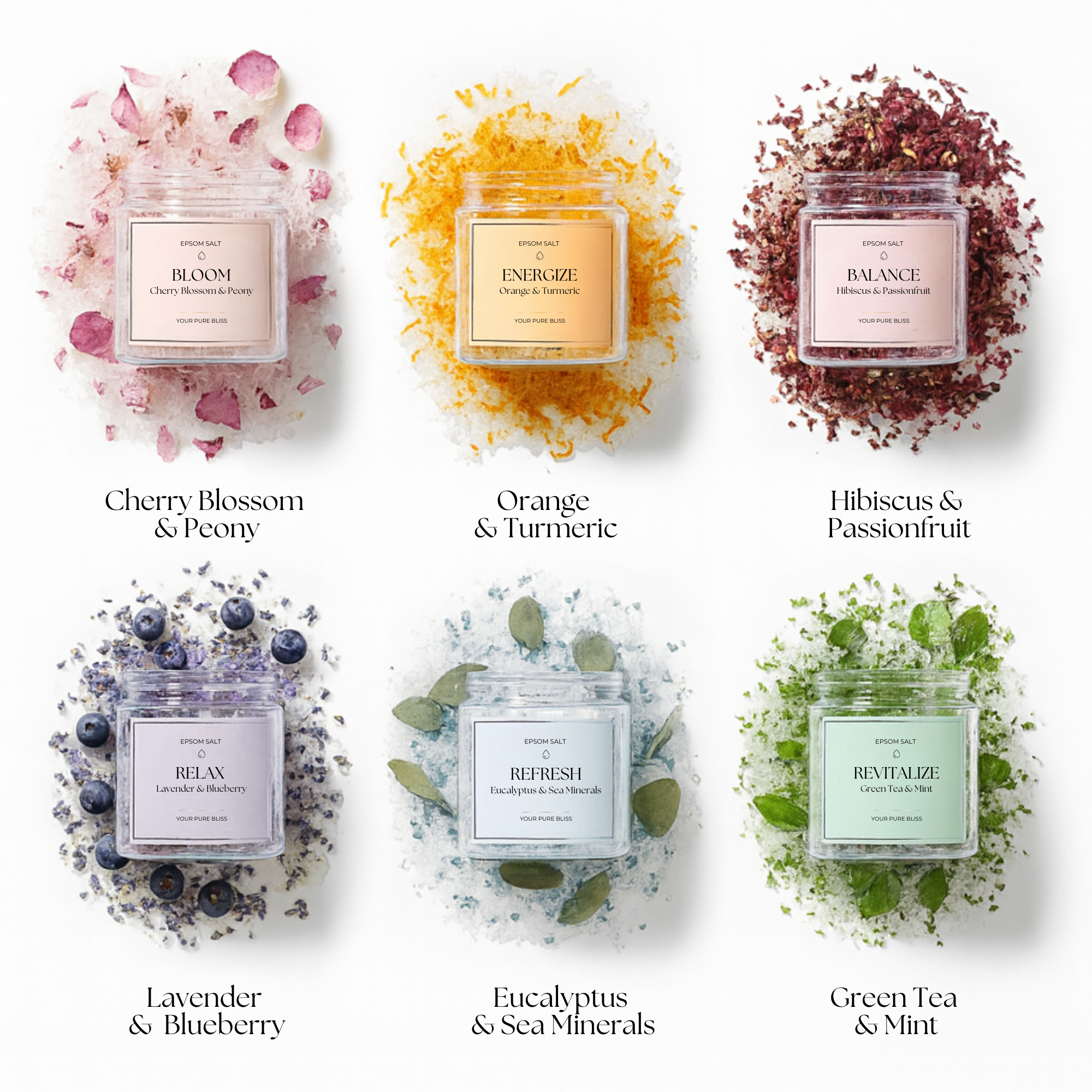 Epsom Salt Bath Gift Set