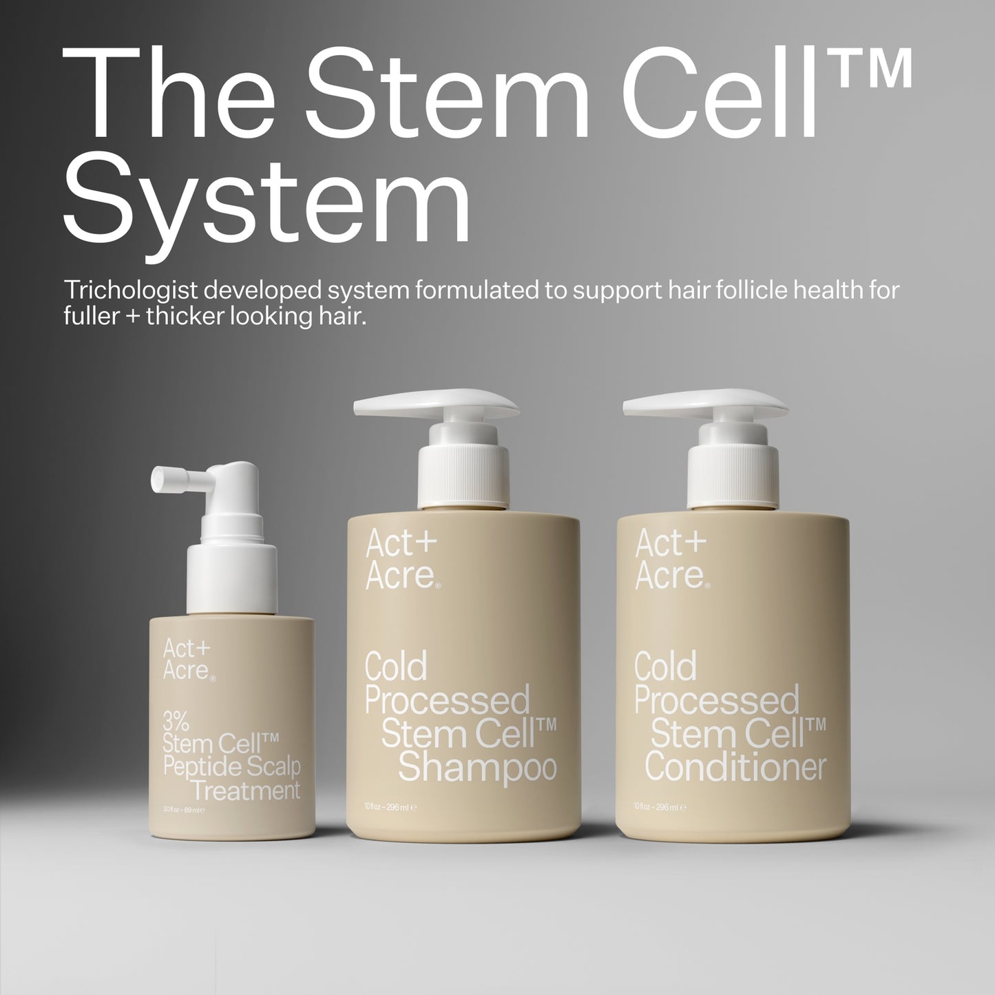 Act+Acre Cold Processed® Stem Cell Shampoo