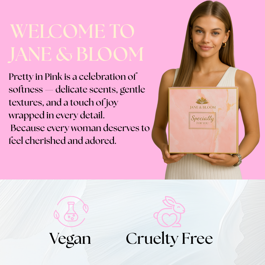Sweet Rituals – Coffret Cadeau Spa Rose avec Ours en Serviette