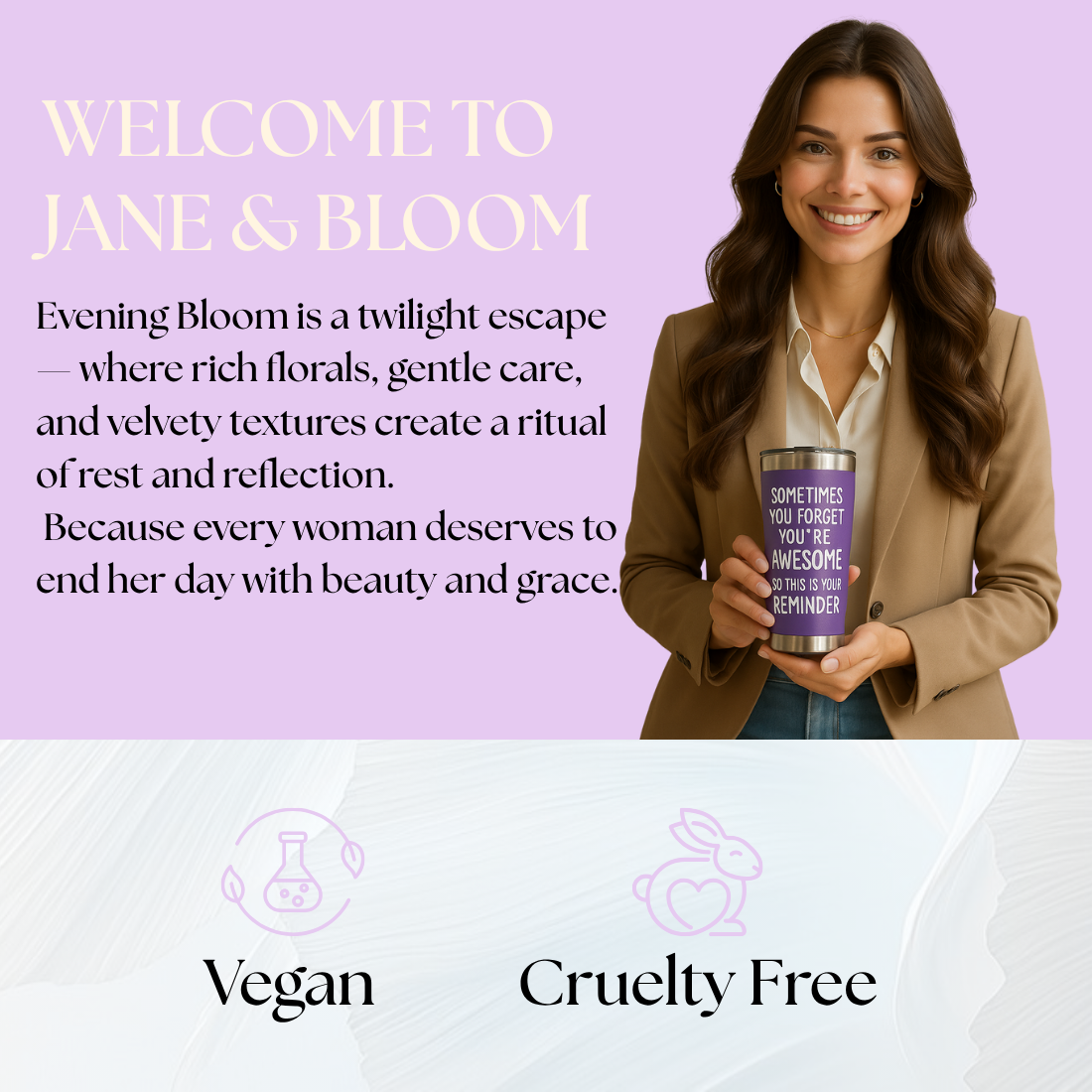 Lavender Rituals – Purple Spa Gift Set with Towel Bear