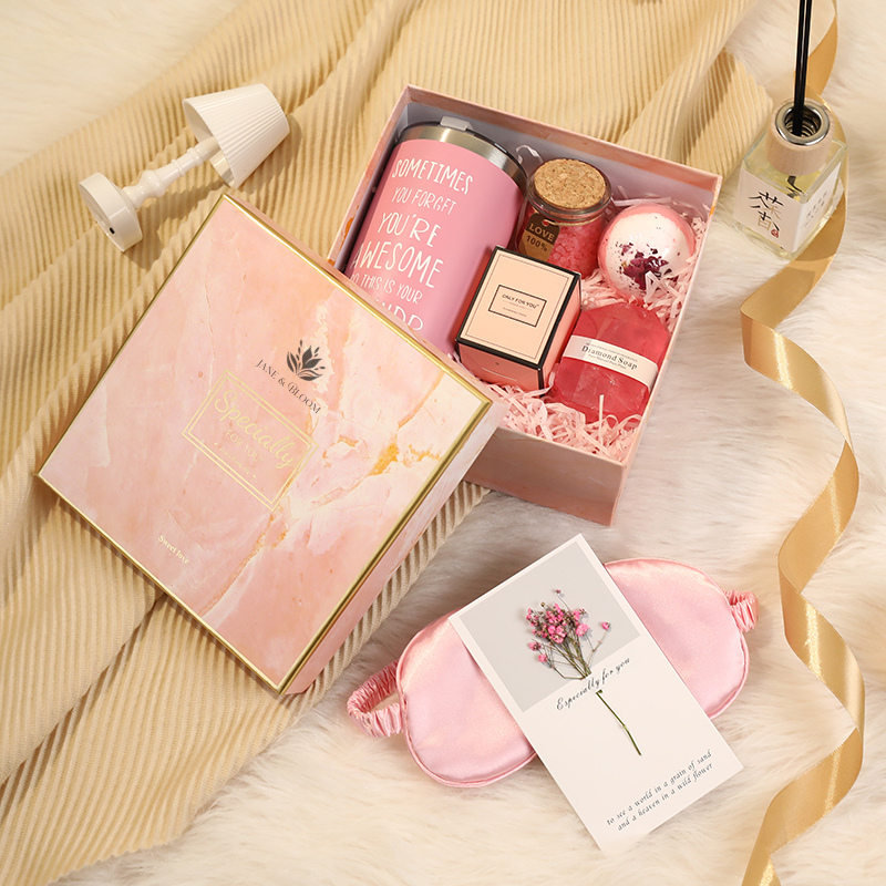 Mother's Day Pretty in Pink Spa Collection – 6Pc Self-Care Gift Box