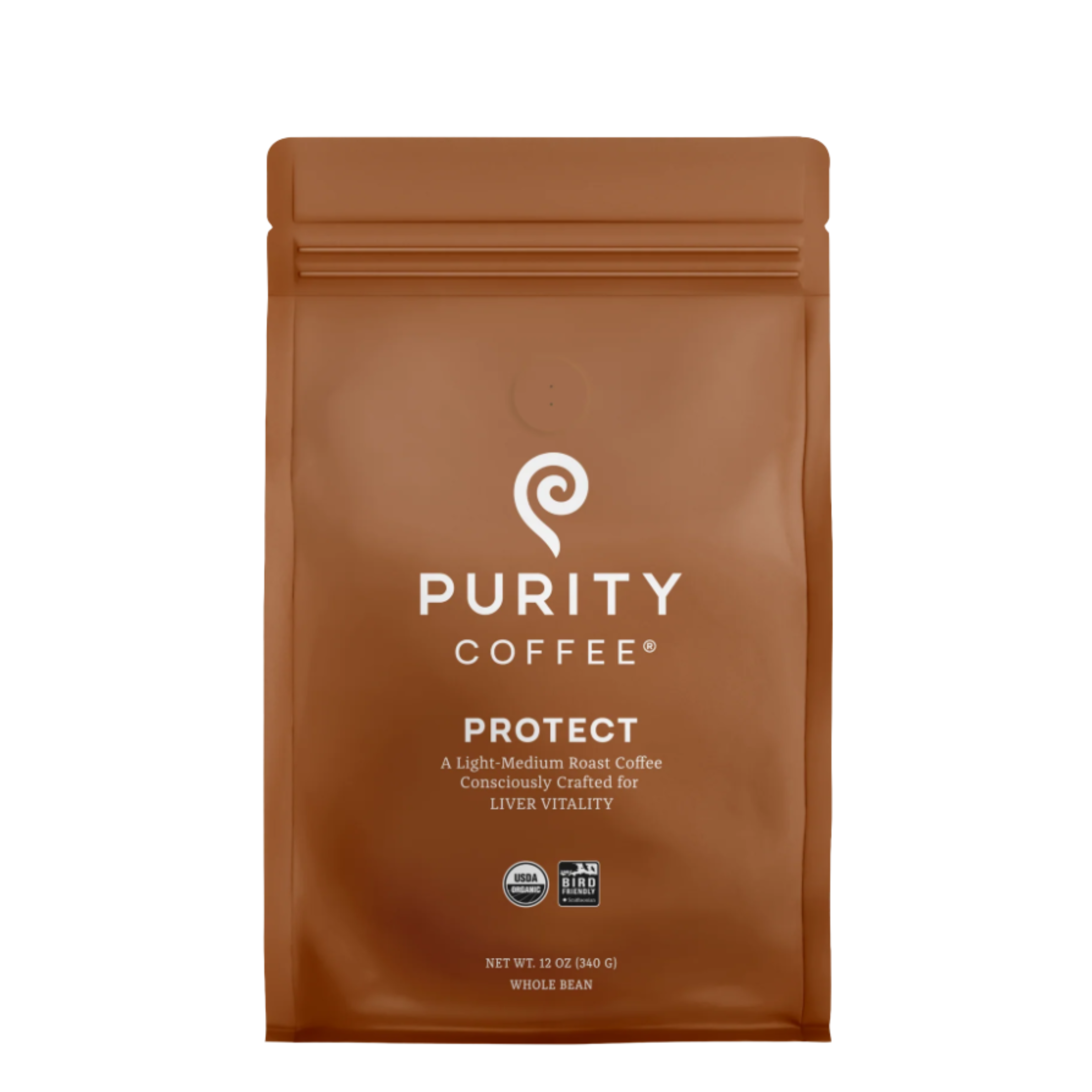 PROTÉGER : Torréfaction légère à moyenne – Café en grains – 340g
