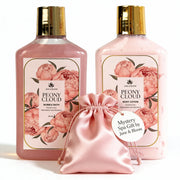 Bain moussant et lotion corporelle mystère Pivoine Nuage – Coffret cadeau SPA