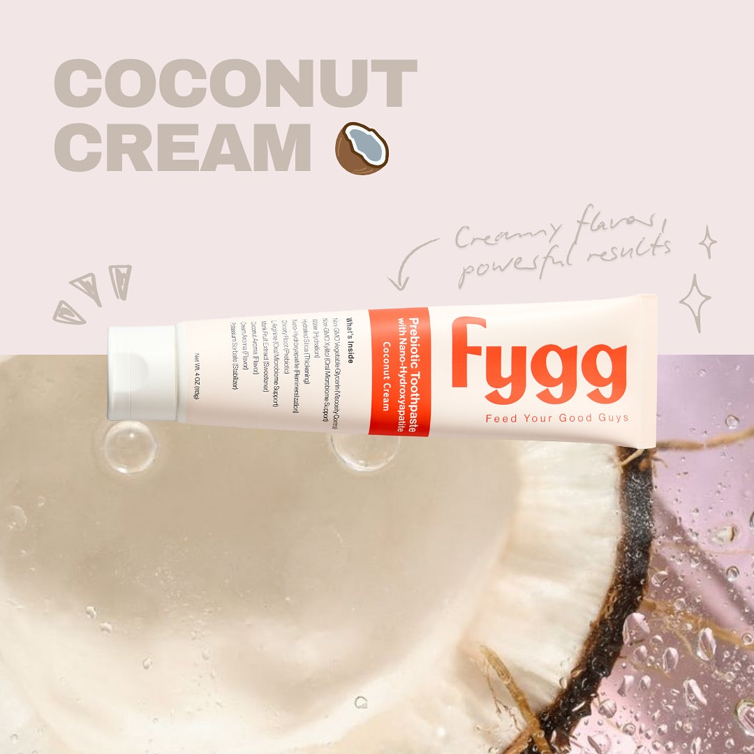 Fygg Toothpaste with Prebiotics | Coconut Cream