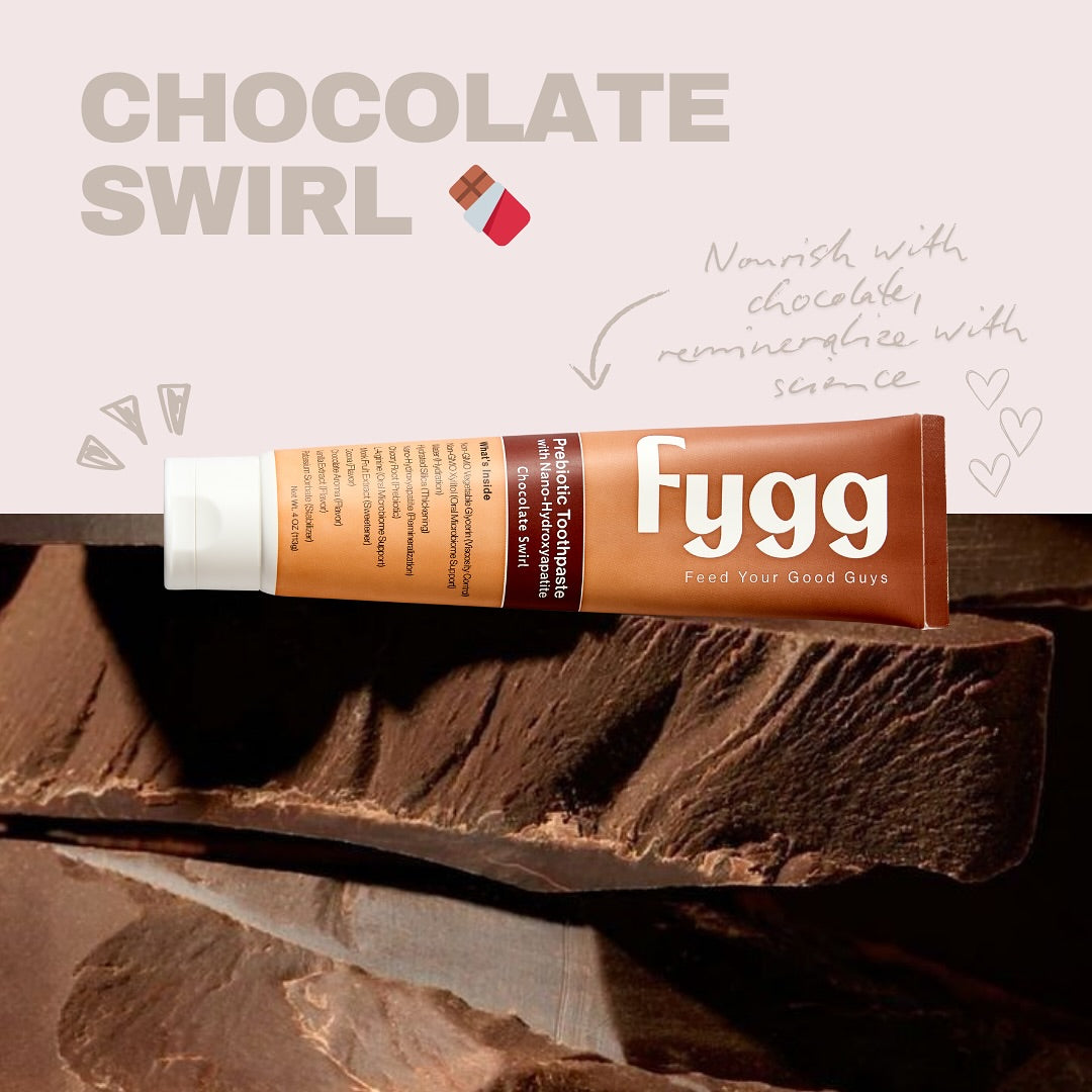 Fygg Toothpaste with Prebiotics | Chocolate Swirl