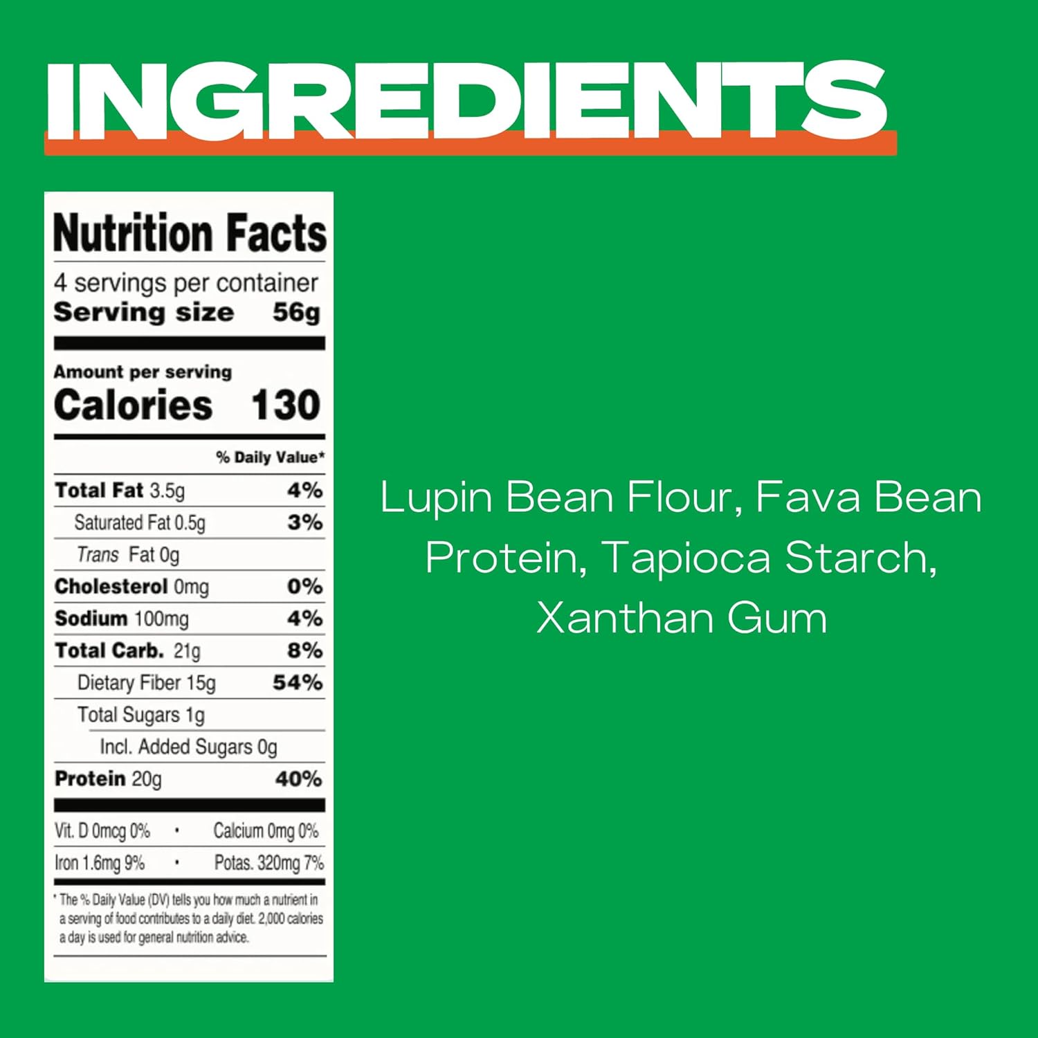 Kaizen Low Carb Pasta Fusilli - Gluten-Free, High Protein, Keto Friendly, Plant Based, Made with High Fiber Lupin Flour - 8 ounces (Pack of 3)