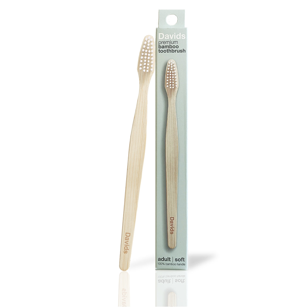 Davids Premium Bamboo Toothbrush | Adult Soft | Single
