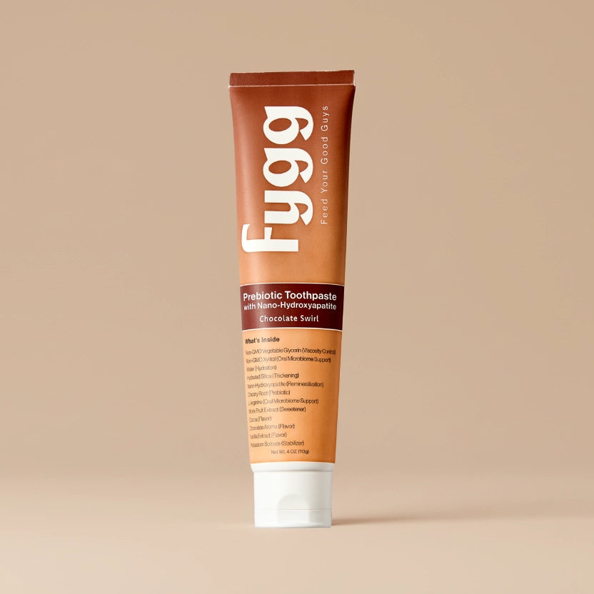 Fygg Toothpaste with Prebiotics | Chocolate Swirl