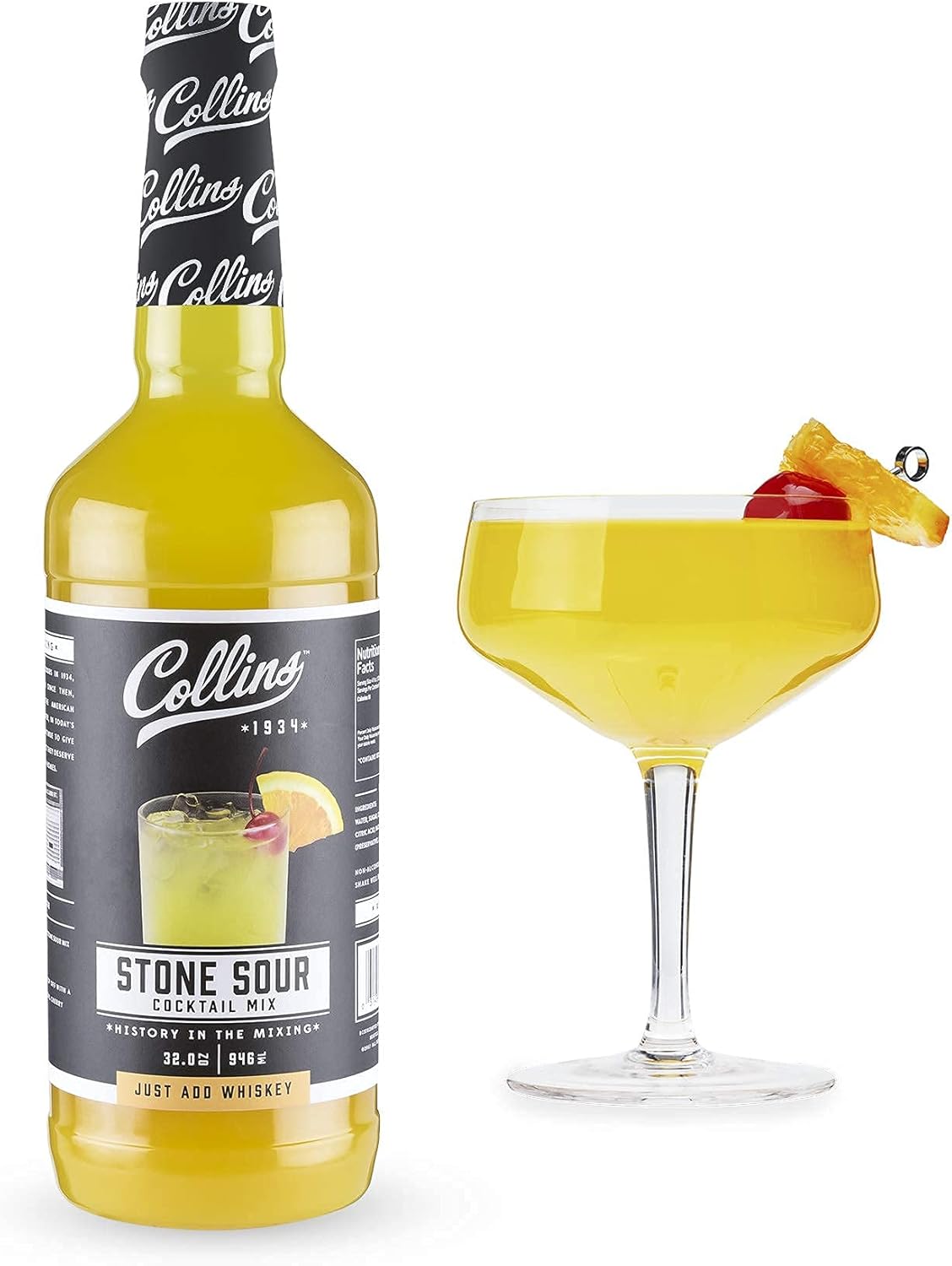 Collins Stone Sour Cocktail Mix — 32 oz