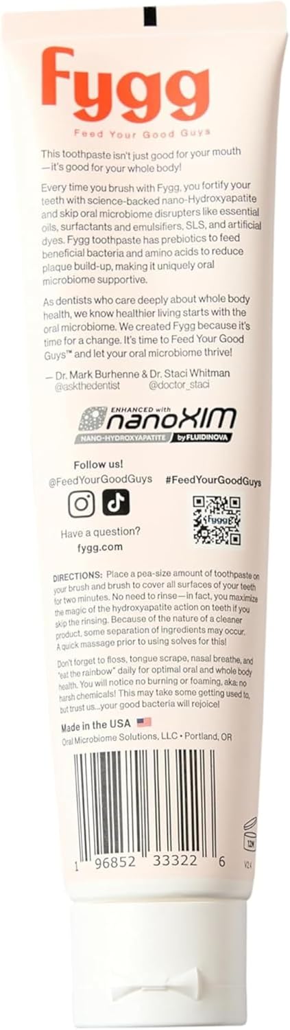 Fygg Toothpaste with Prebiotics | Chocolate Swirl