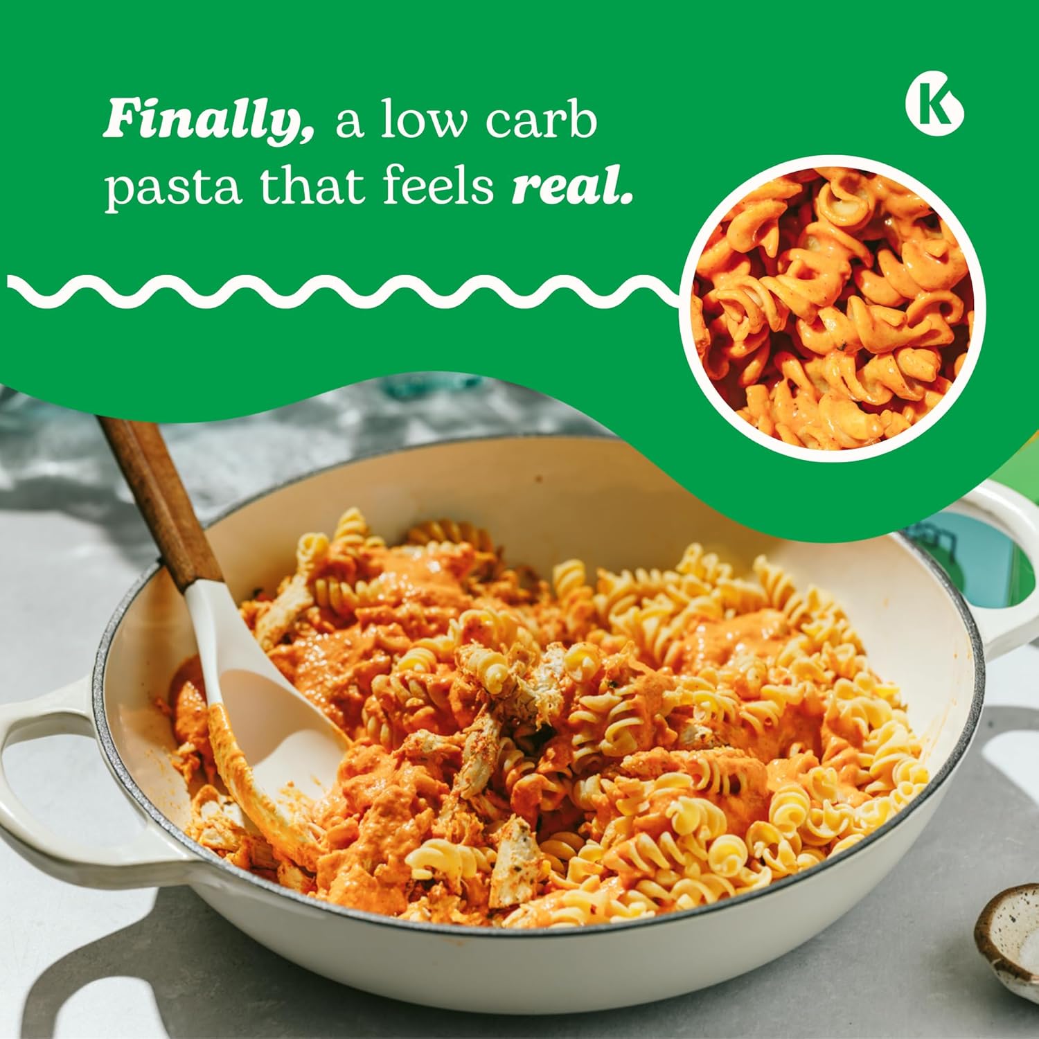 Kaizen High Protein Even Lower Low Carb Fusilli Pasta