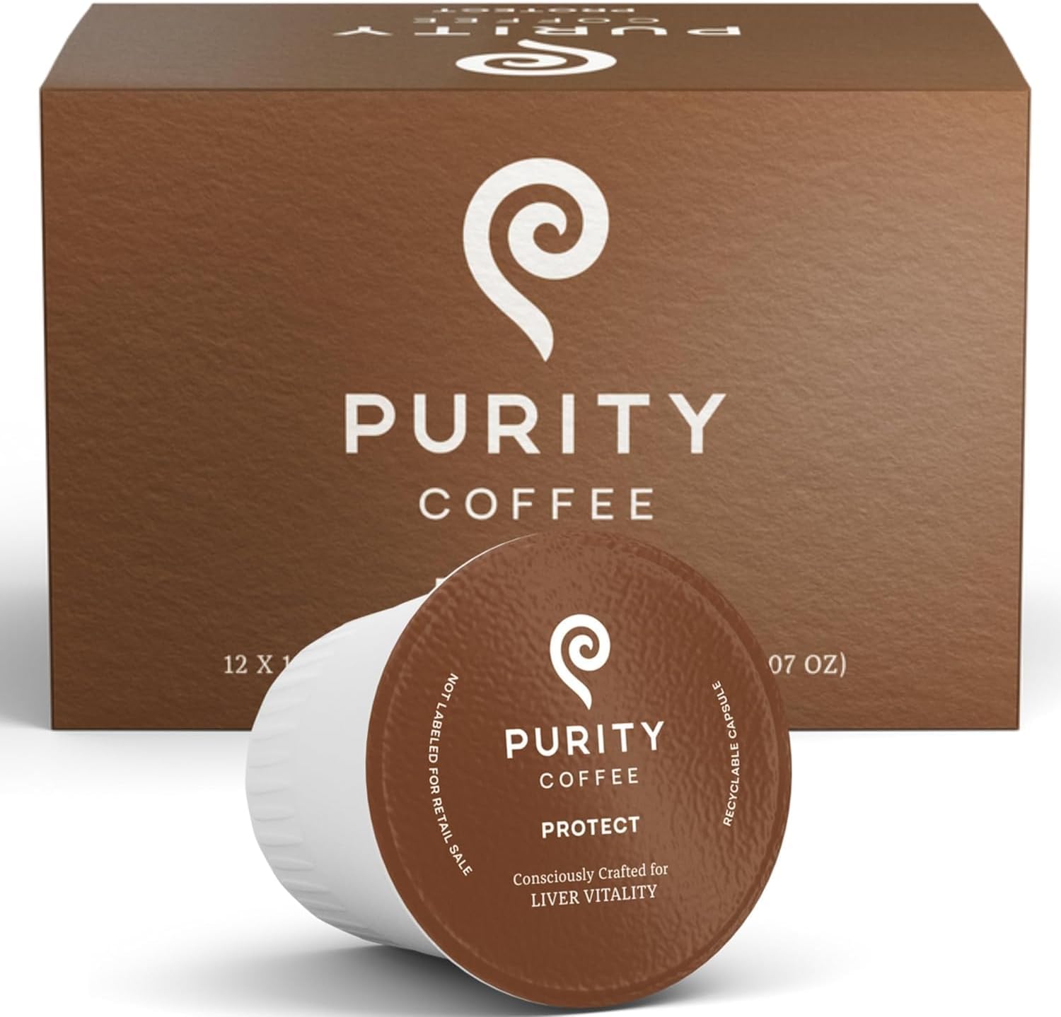 PROTECT: Light-Medium Roast - Single-Serve Coffee Pods - 12ct