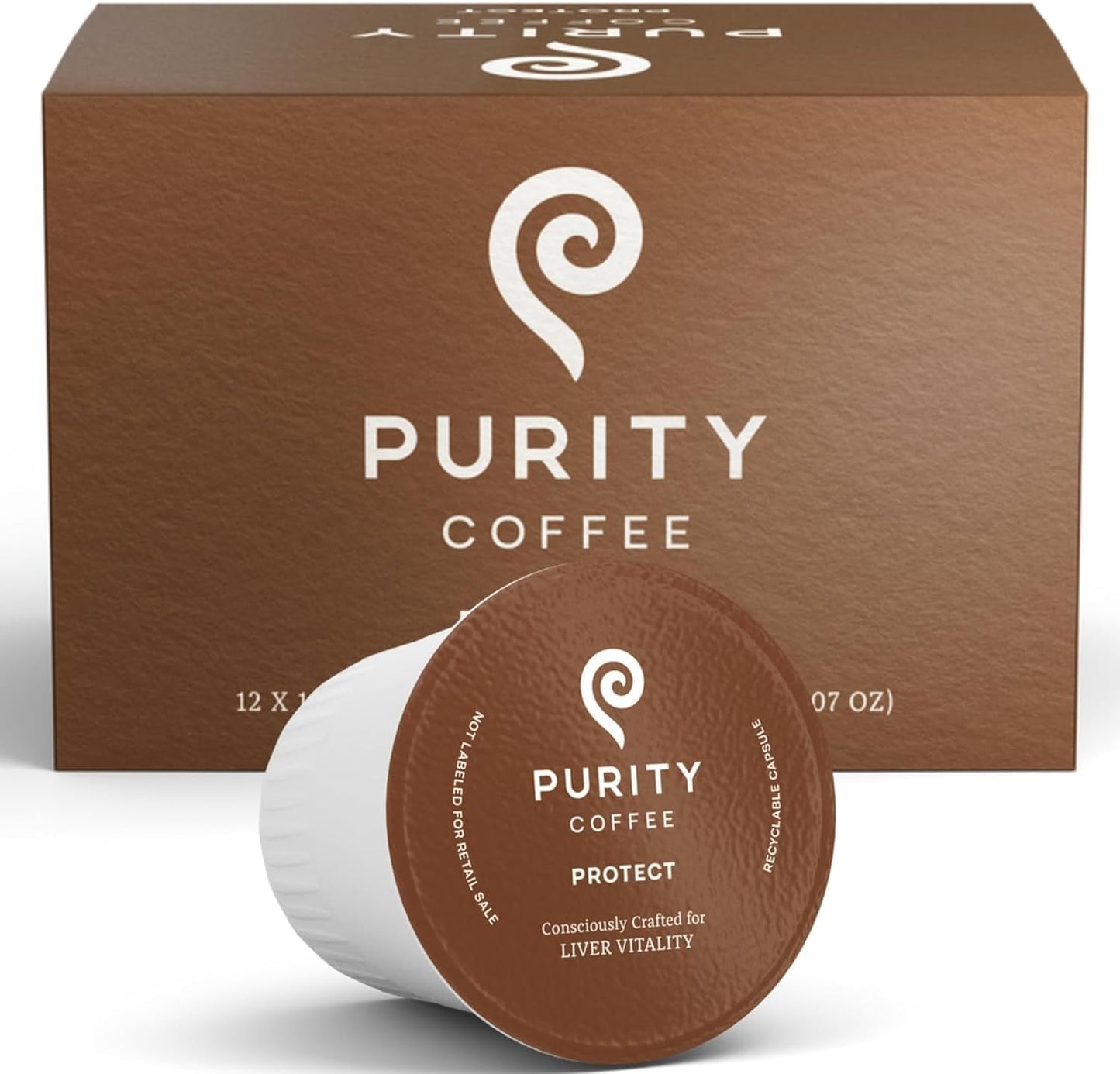 PROTECT: Light-Medium Roast - Single-Serve Coffee Pods - 12ct