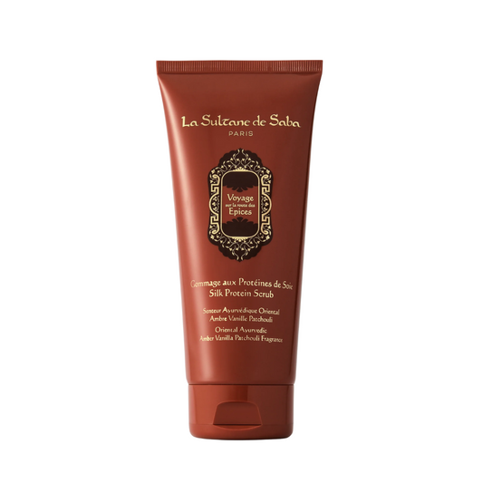 Silk Protein Scrub - Ayurvedic Treatment - Amber Vanilla Patchouli Journey To the Spices Route