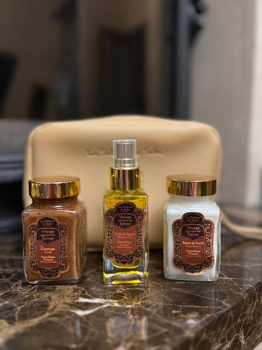Body Gift Set - Ayurvedic Treatment - Amber Vanilla Patchouli - Journey To the Spices Route