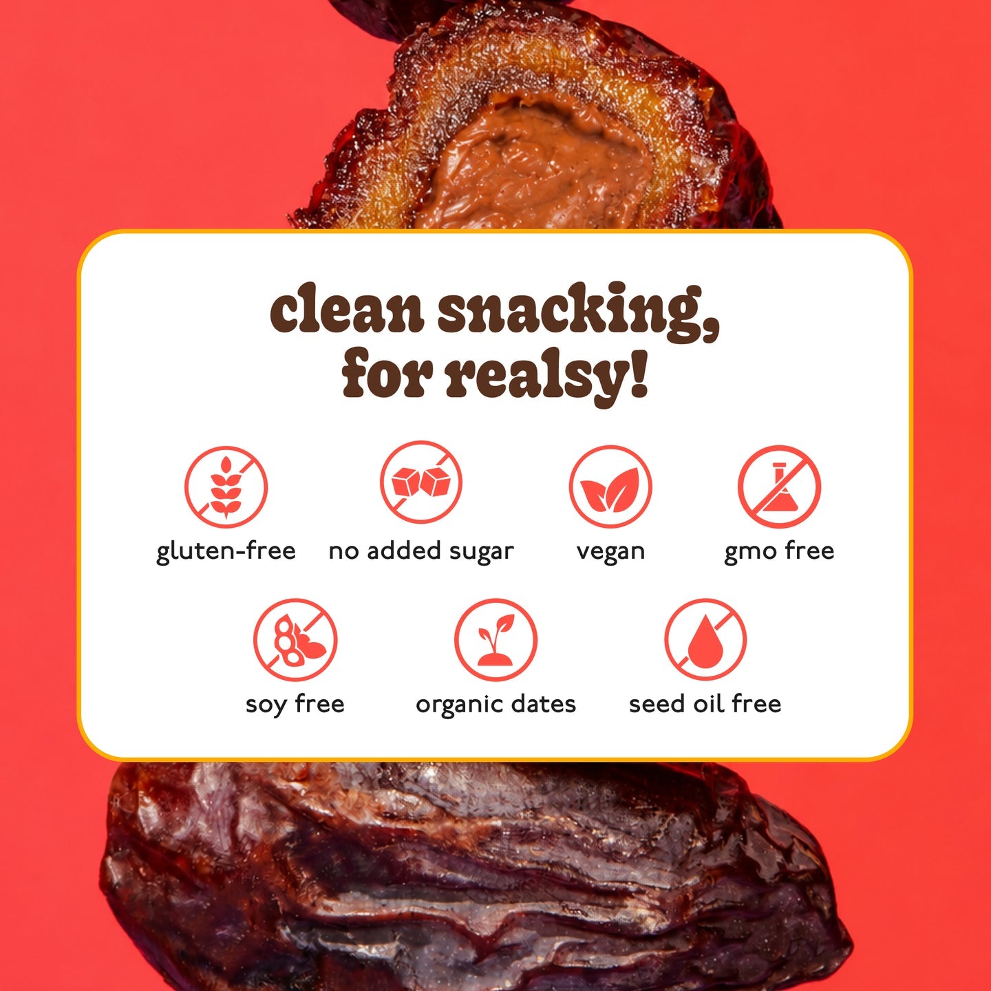 Chocolate Peanut Butter Dates Snack Packs – Realsy – 10 Pack