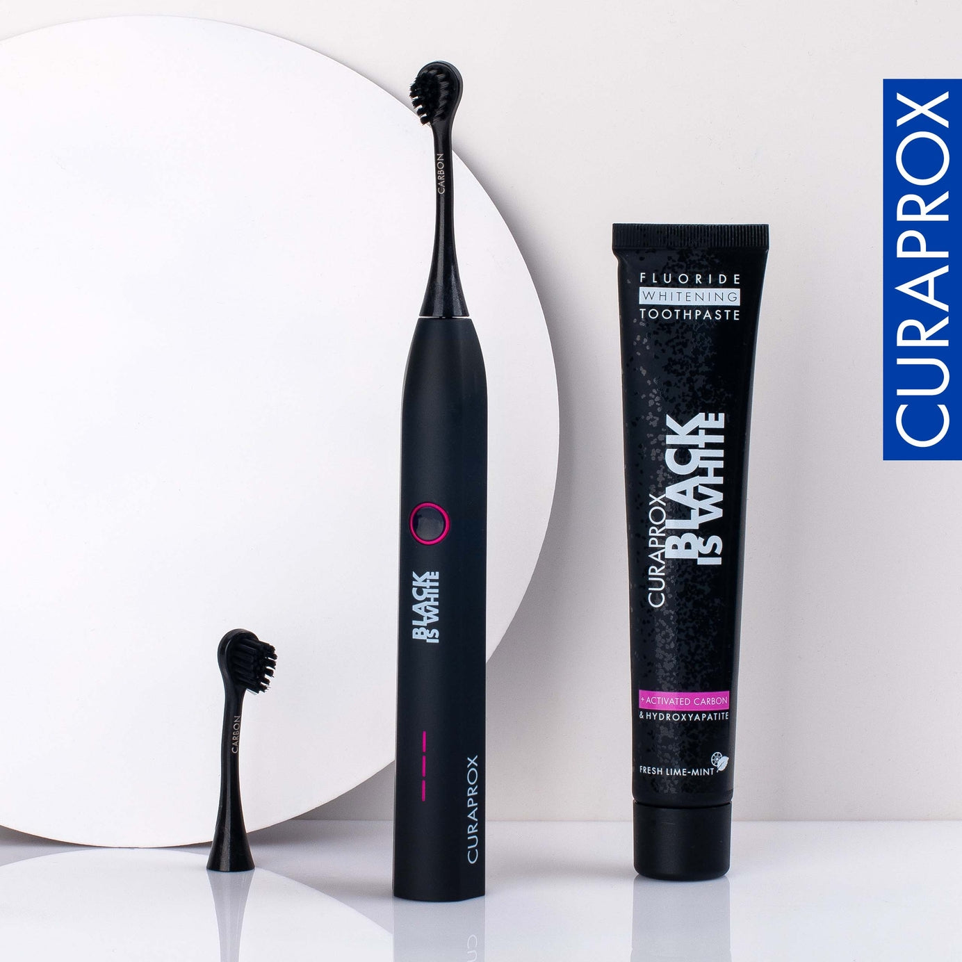 Curaprox Black Is White Hydrosonic Electric Toothbrush