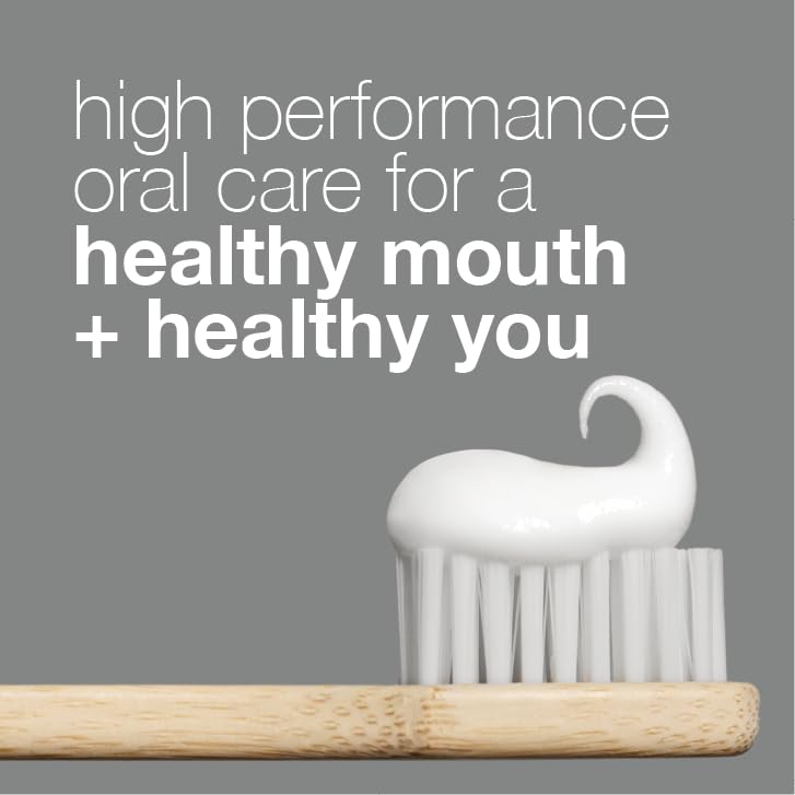 David's Natural Whitening Toothpaste with Peppermint Oil – Fluoride-Free, SLS-Free, Antiplaque, Fresh Breath, 5.25 OZ with Tube Roller