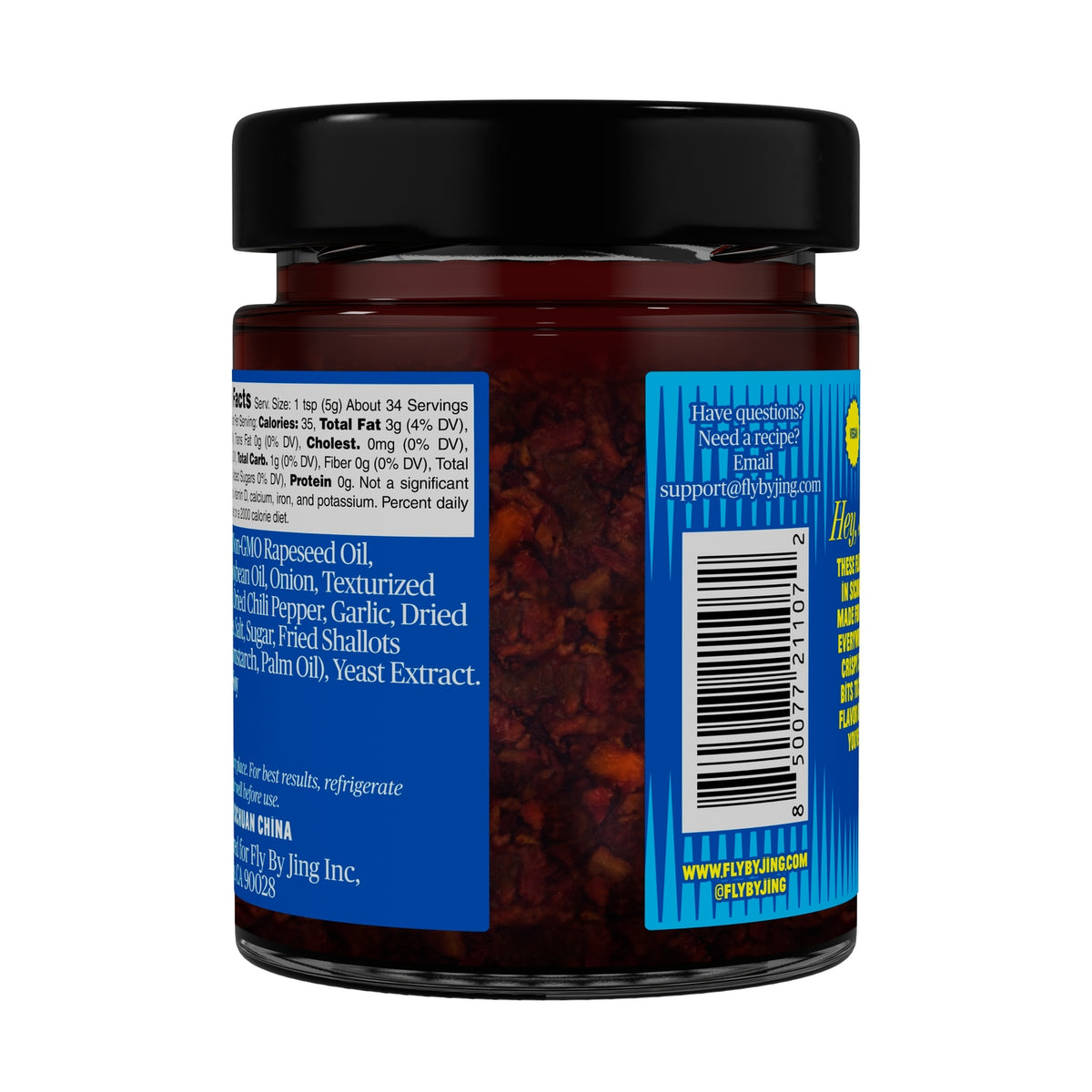 Fly By Jing – Mild Sichuan Chili Crisp – 6 oz