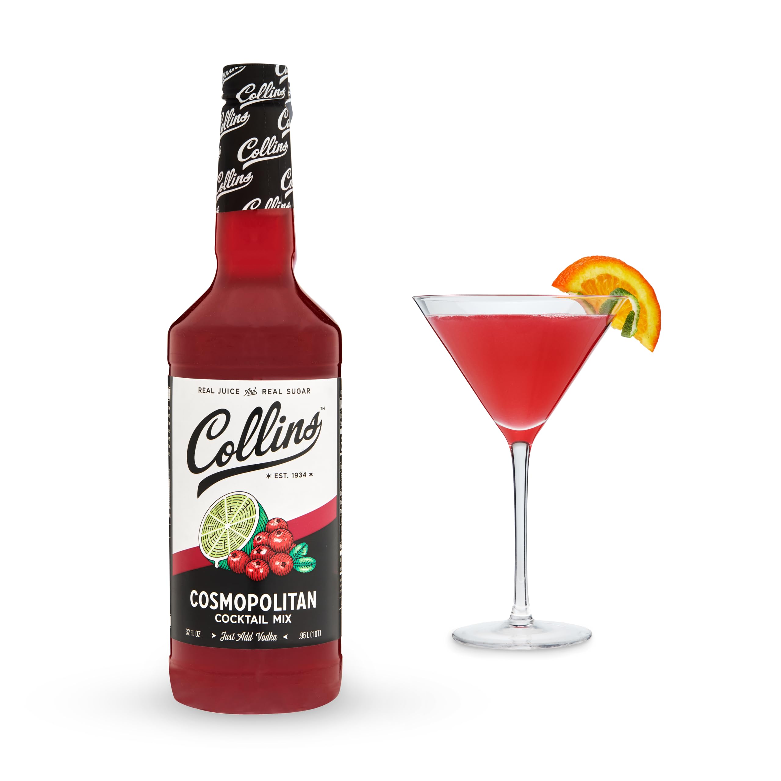 Collins Cosmopolitan Cocktail Mix — 32 oz