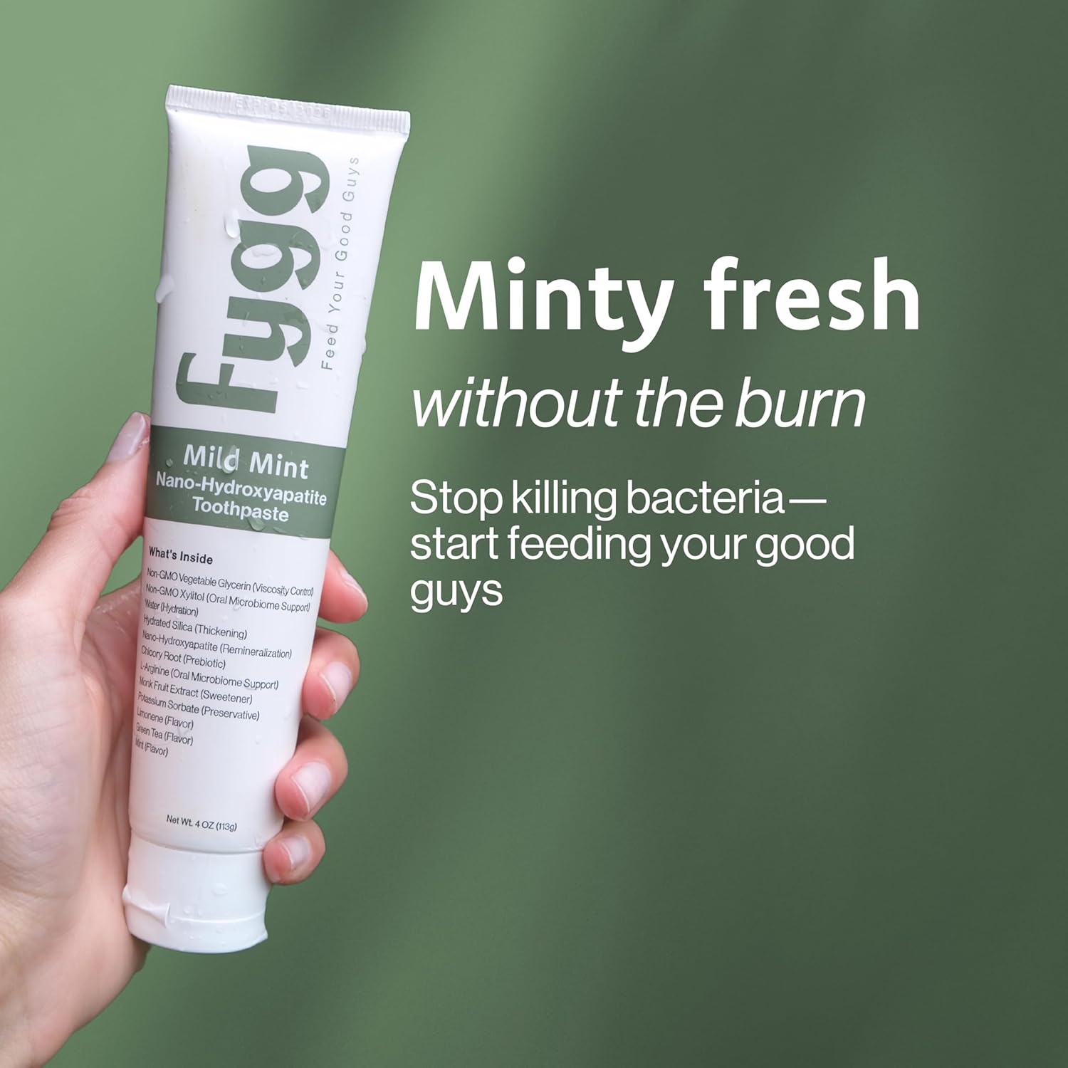 Fygg Toothpaste with Prebiotics | Mild Mint